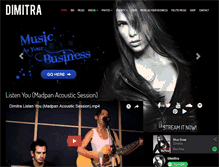 Tablet Screenshot of dimitramusic.com